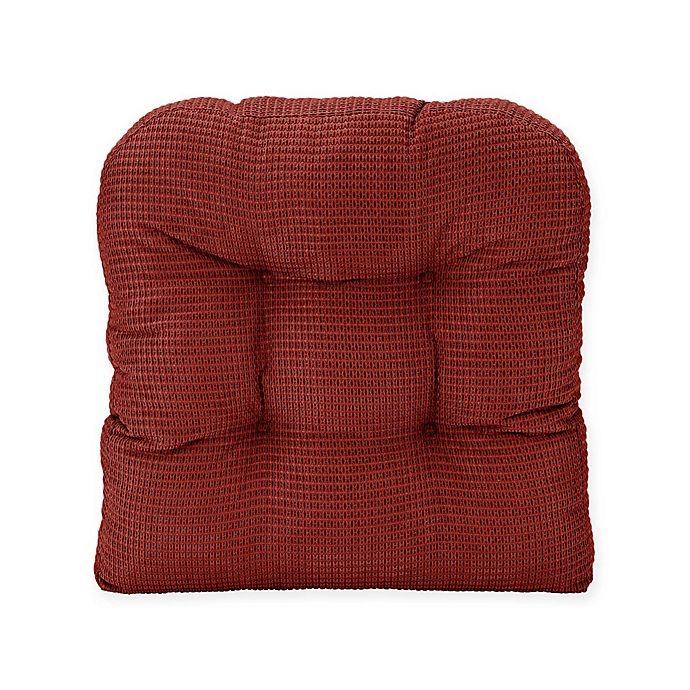 slide 1 of 2, Therapedic Memory Foam Chair Pad - Burgundy, 1 ct