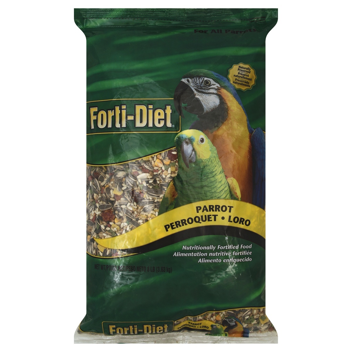 slide 1 of 5, Forti-Diet Parrot Food 8 lb, 8 lb