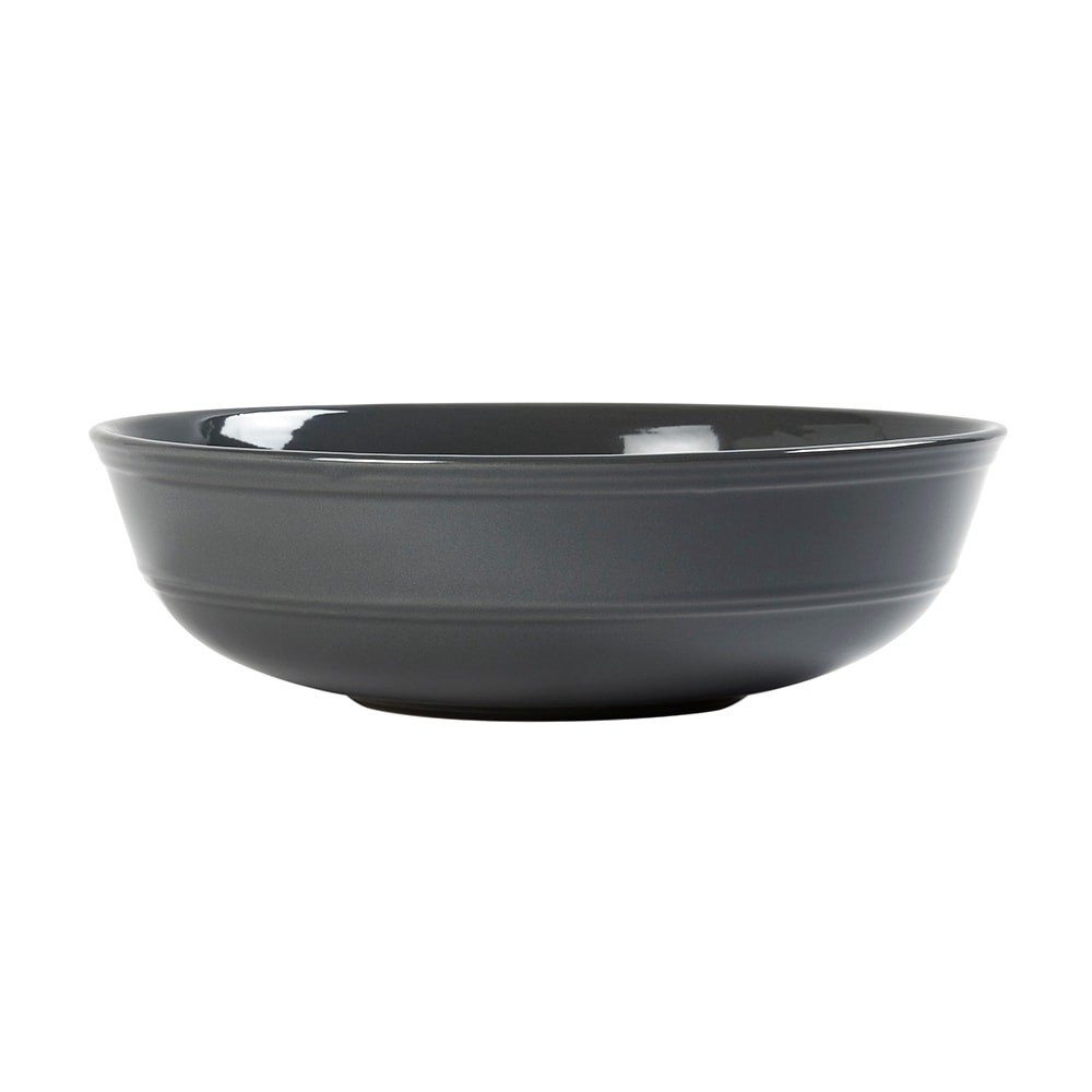 slide 1 of 1, Dash Of That Grace Low Serve Bowl - Graphite, 1 ct
