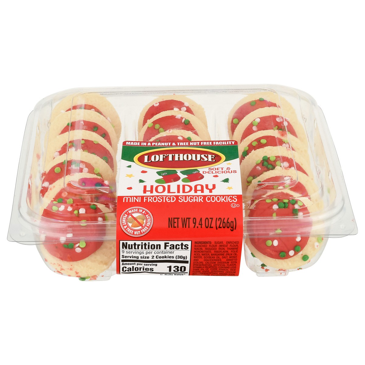 slide 4 of 14, Lofthouse Frosted Mini Holiday Sugar Cookies 9.4 oz, 9.4 oz