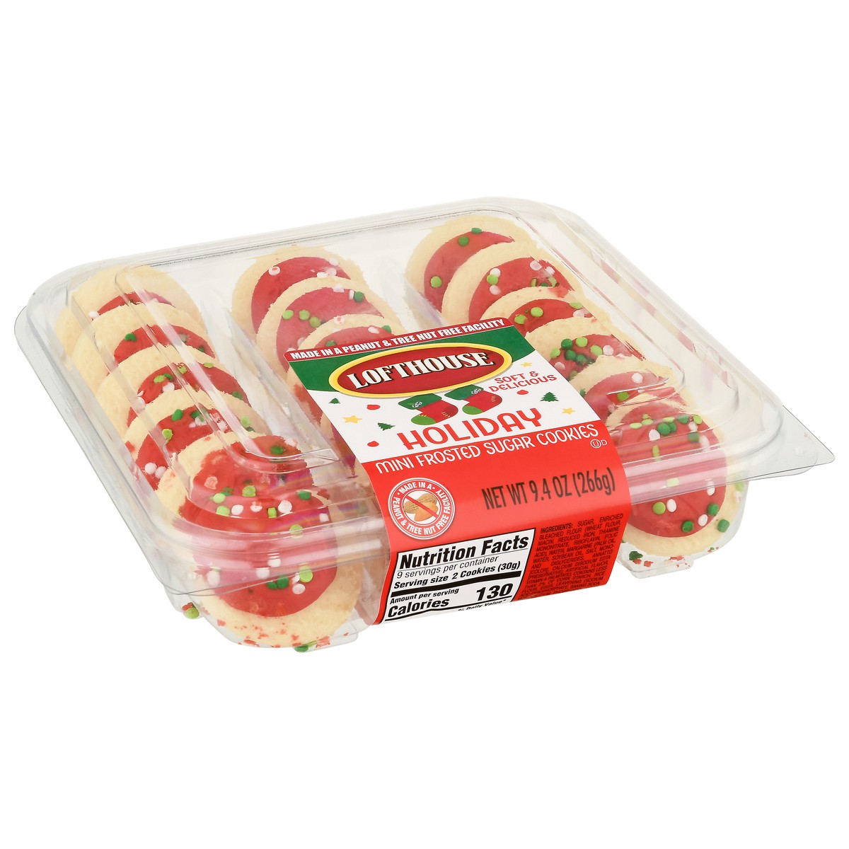 slide 7 of 14, Lofthouse Frosted Mini Holiday Sugar Cookies 9.4 oz, 9.4 oz