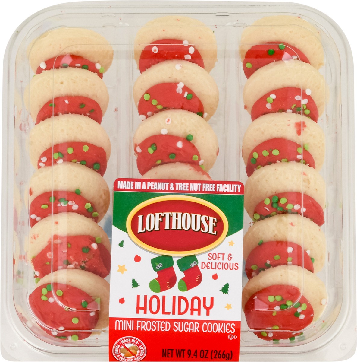 slide 3 of 14, Lofthouse Frosted Mini Holiday Sugar Cookies 9.4 oz, 9.4 oz