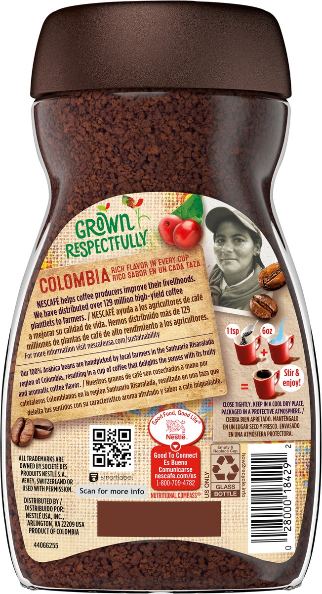 slide 5 of 12, Nescafé Clasico 100% Arabica Instant Colombia Coffee 6 oz, 6 oz