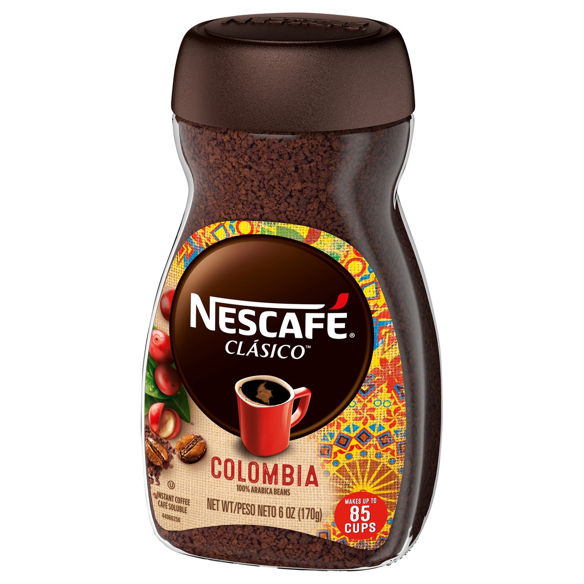 slide 6 of 12, Nescafé Clasico 100% Arabica Instant Colombia Coffee 6 oz, 6 oz