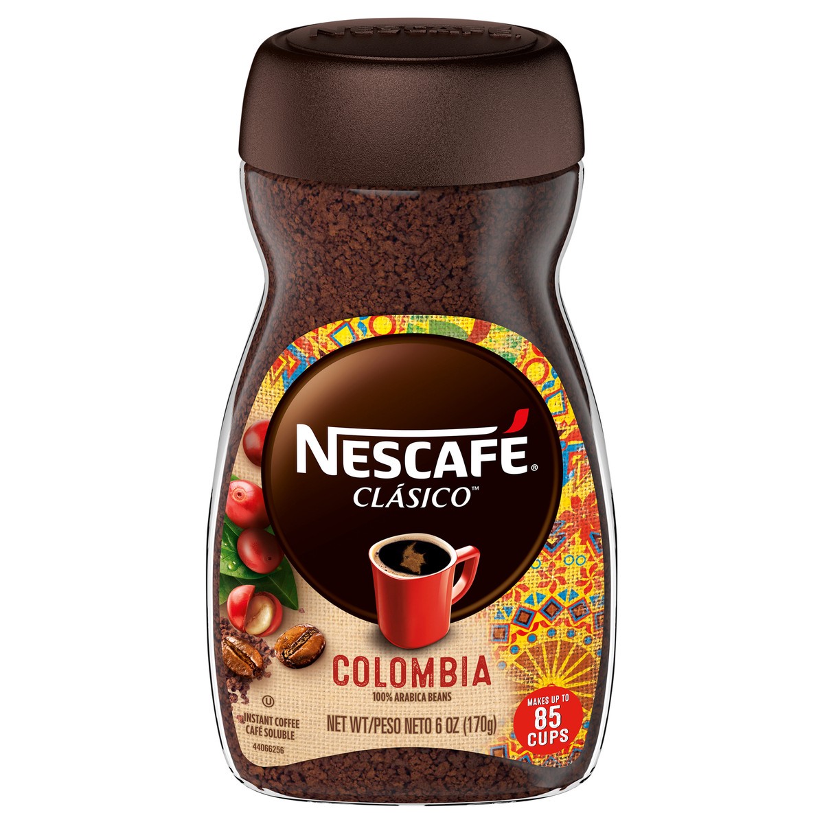 slide 10 of 12, Nescafé Clasico 100% Arabica Instant Colombia Coffee 6 oz, 6 oz