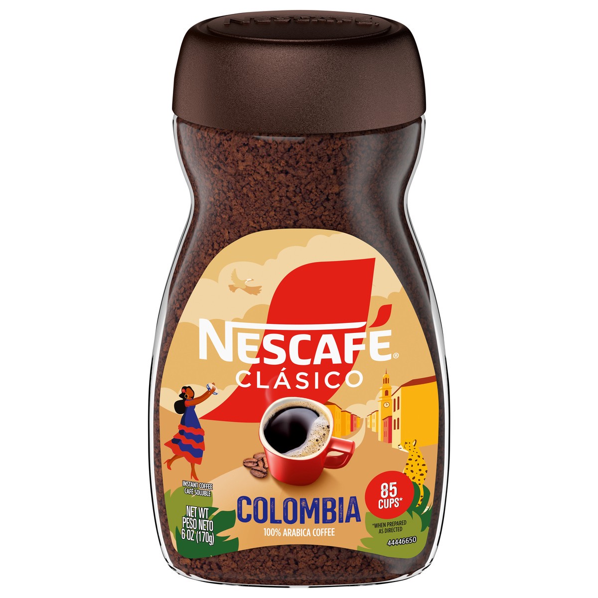 slide 1 of 12, Nescafé Clasico 100% Arabica Instant Colombia Coffee 6 oz, 6 oz