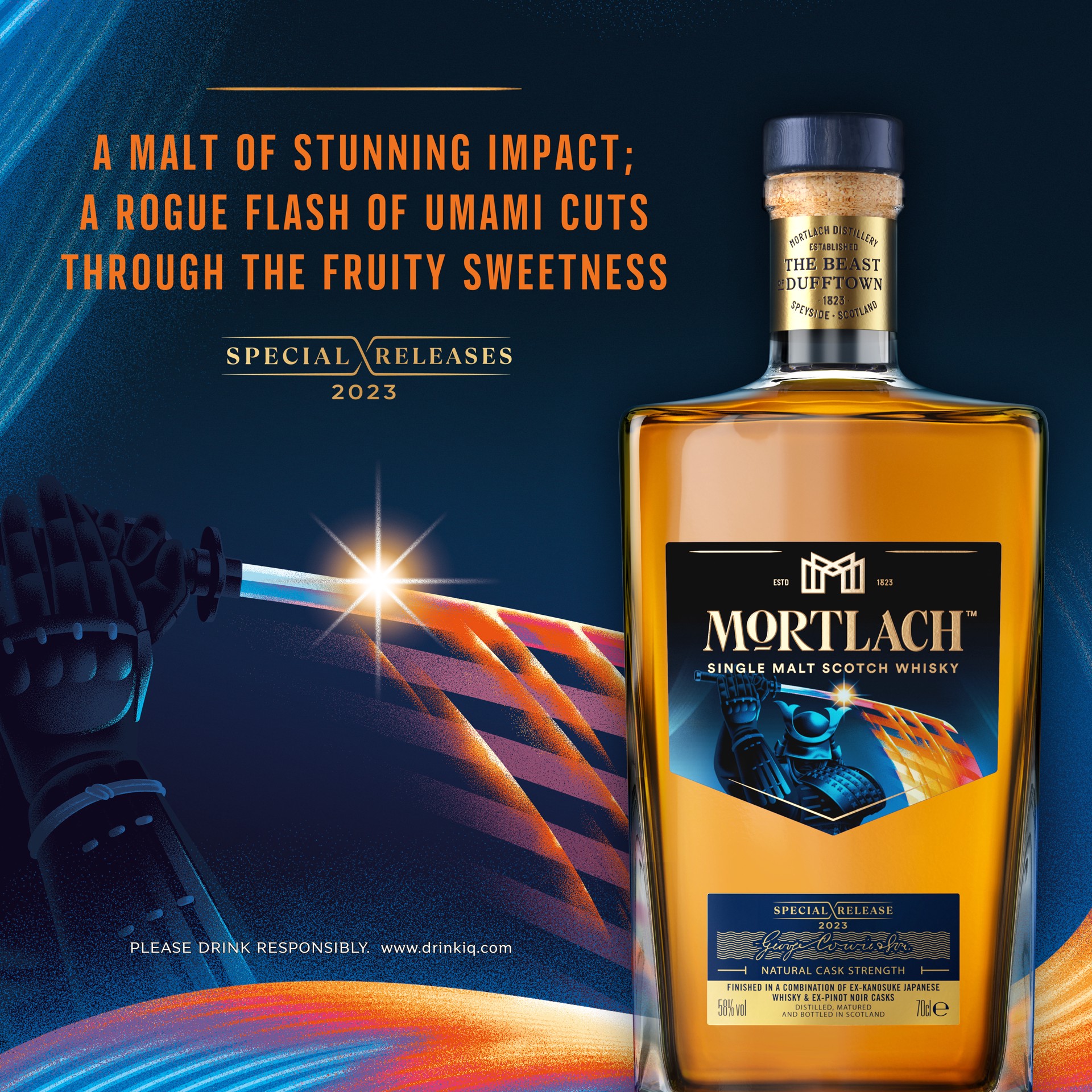 slide 3 of 6, Mortlach The Katana's Edge Single Malt Scotch Whisky, 750 mL, 750 mL