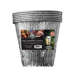 Pit Boss Grease Bucket Foil Liners - 6 ct