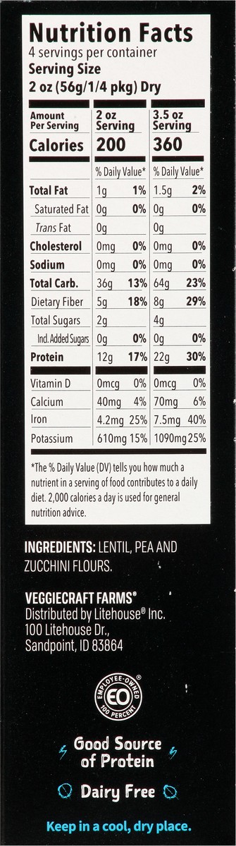 slide 5 of 14, Veggiecraft Zucchini Penne 8oz, 8 oz