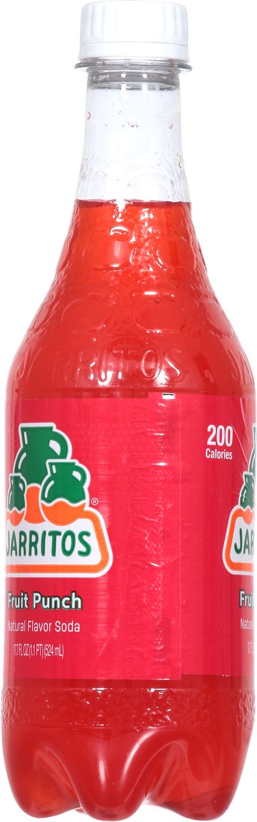 slide 12 of 15, Jarritos Soda Fruit Punch - 524 ml, 524 ml