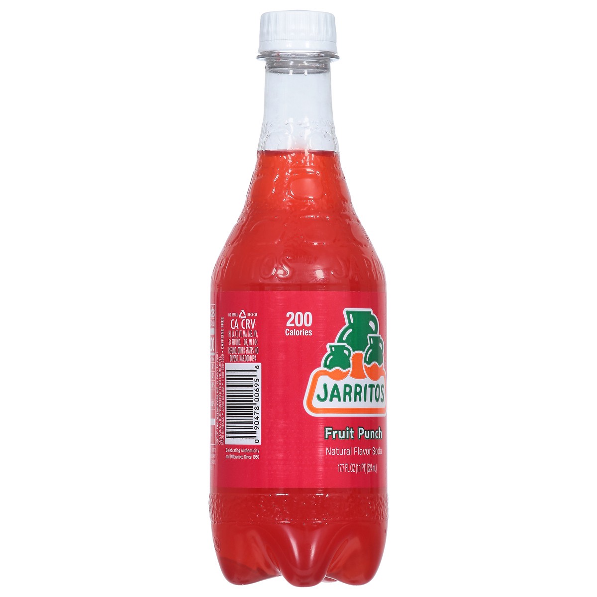slide 10 of 15, Jarritos Soda Fruit Punch - 524 ml, 524 ml