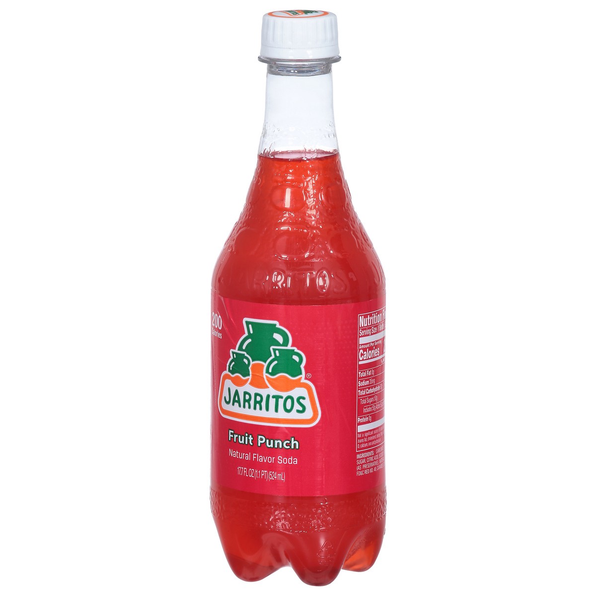 slide 8 of 15, Jarritos Soda Fruit Punch - 524 ml, 524 ml