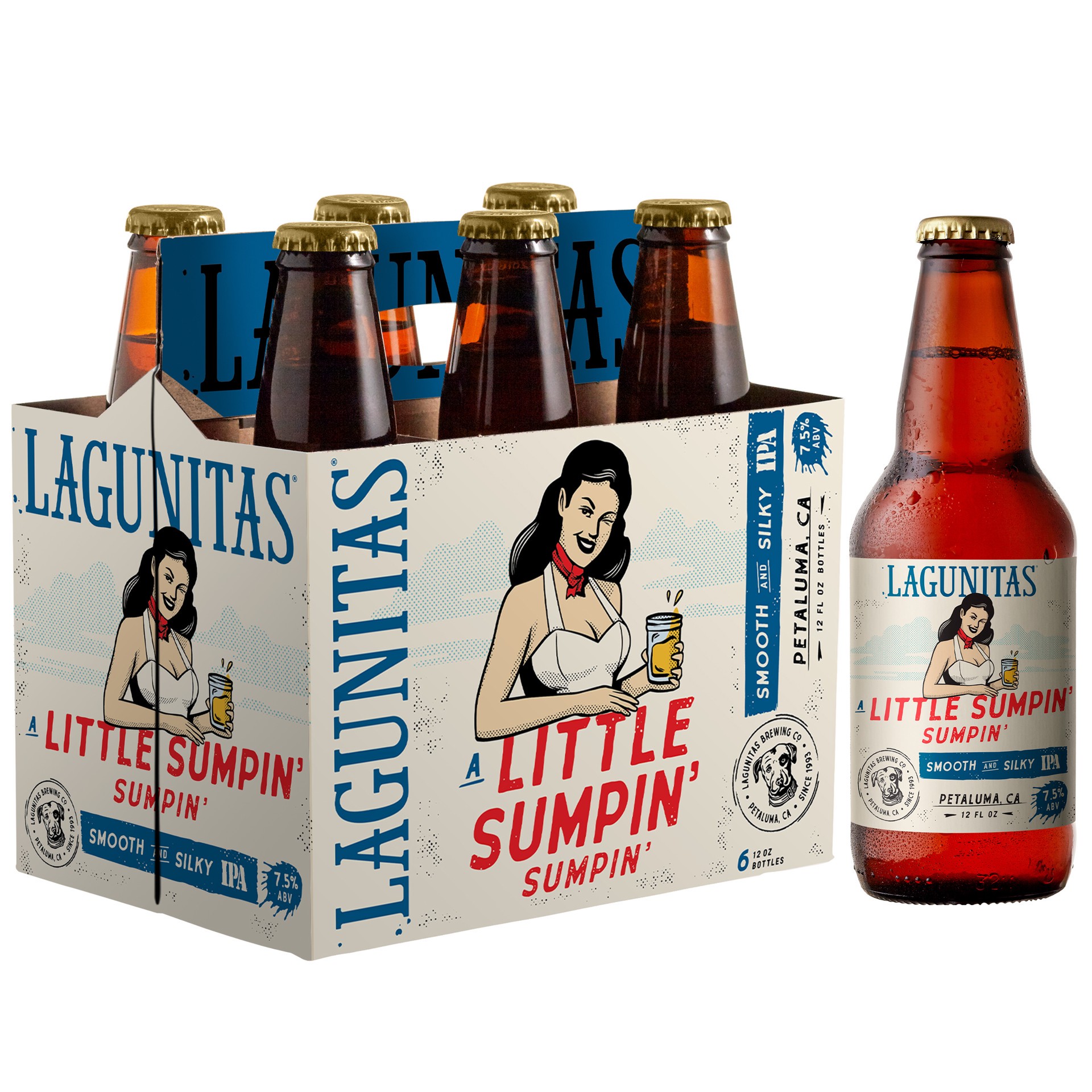 slide 1 of 5, Lagunitas a Little Sumpin' Sumpin' Ale, 6 Pack, 12 fl. oz. Bottles, 6 ct; 12 oz