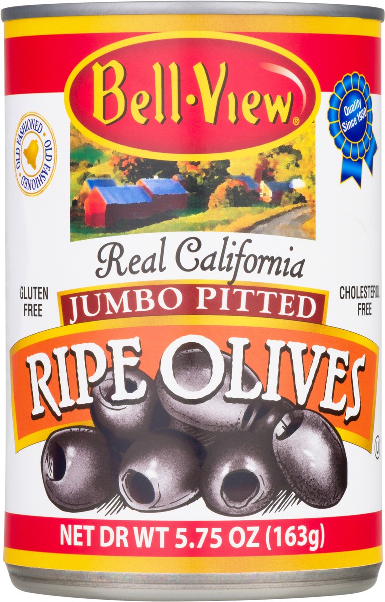 slide 2 of 12, Bell-View Jumbo Pitted Ripe Olives 5.75 oz, 5.75 oz