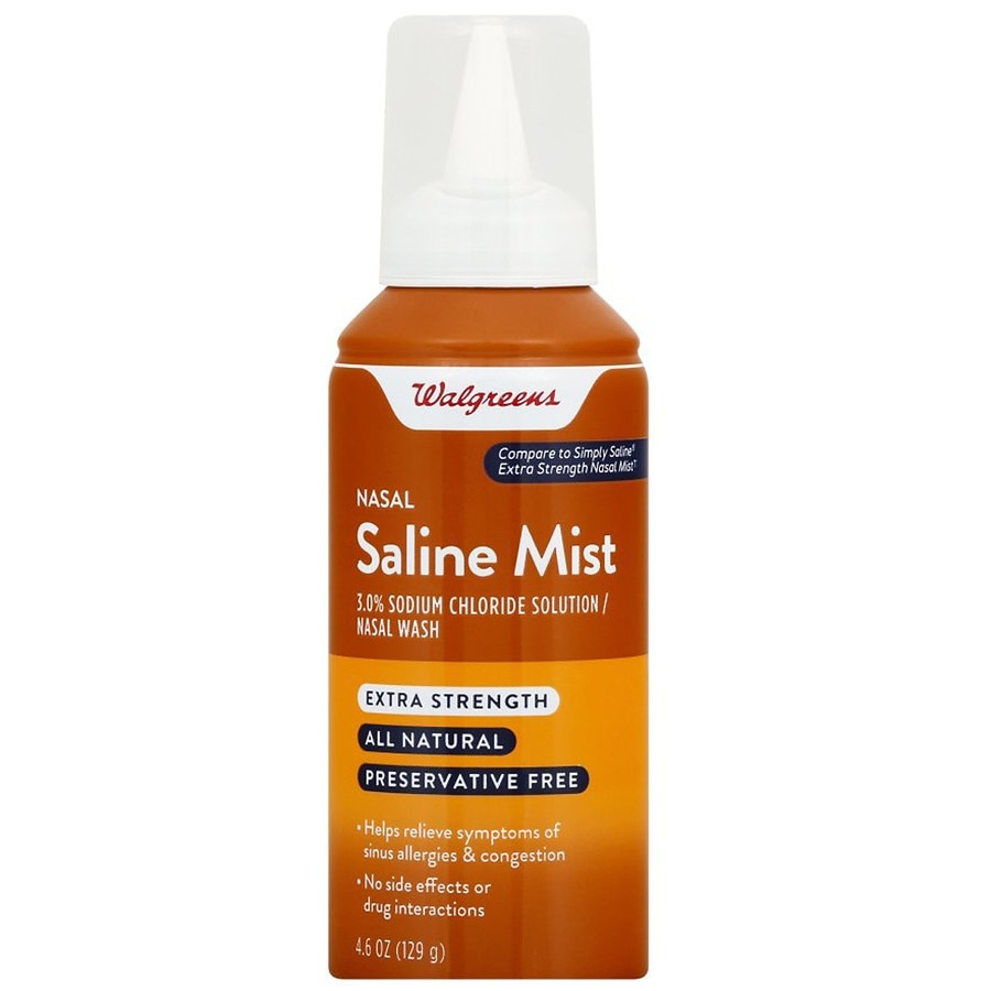 Walgreens hot sale saline mist