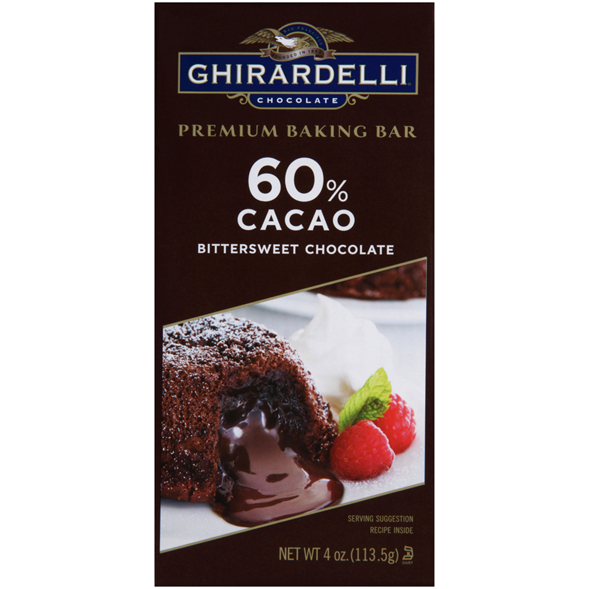 slide 1 of 5, Ghirardelli 60% Cacao Bittersweet Chocolate Premium Baking Bar, 4 oz