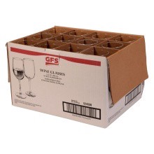 slide 1 of 1, GFS Wine Glasses, 12 ct