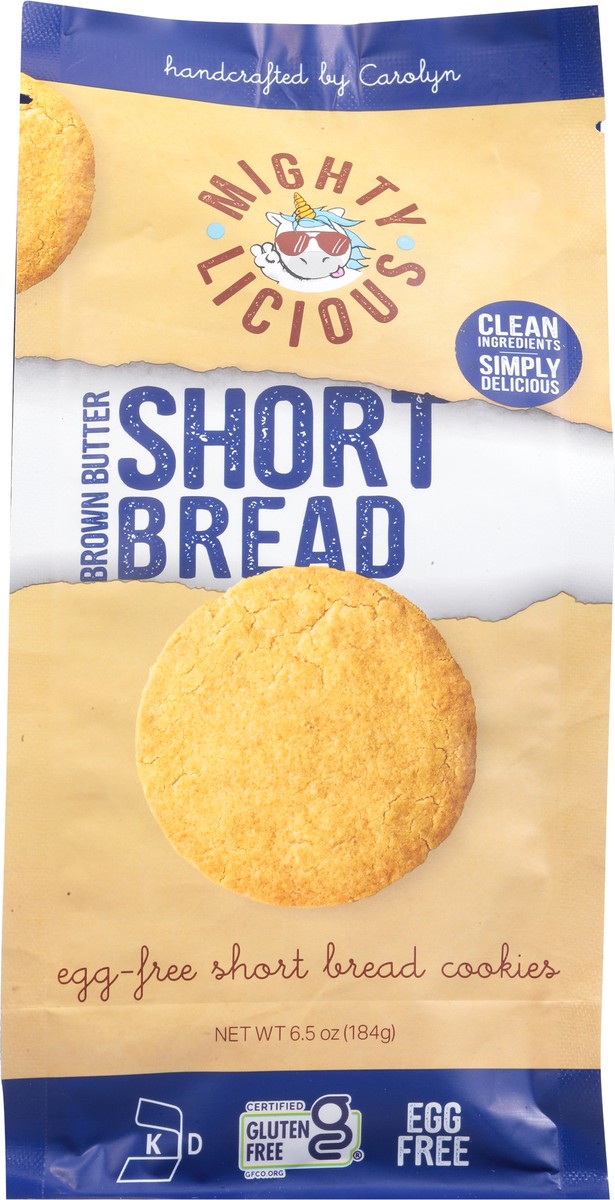 slide 12 of 13, Mightylicious Short Bread Brown Butter Cookies 6.5 oz, 6.5 oz