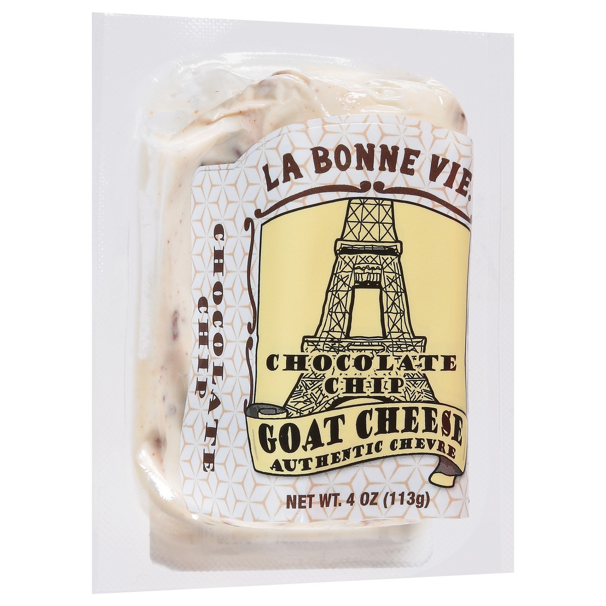 slide 12 of 12, La Bonne Vie Chocolate Chip Goat Cheese 4 oz, 