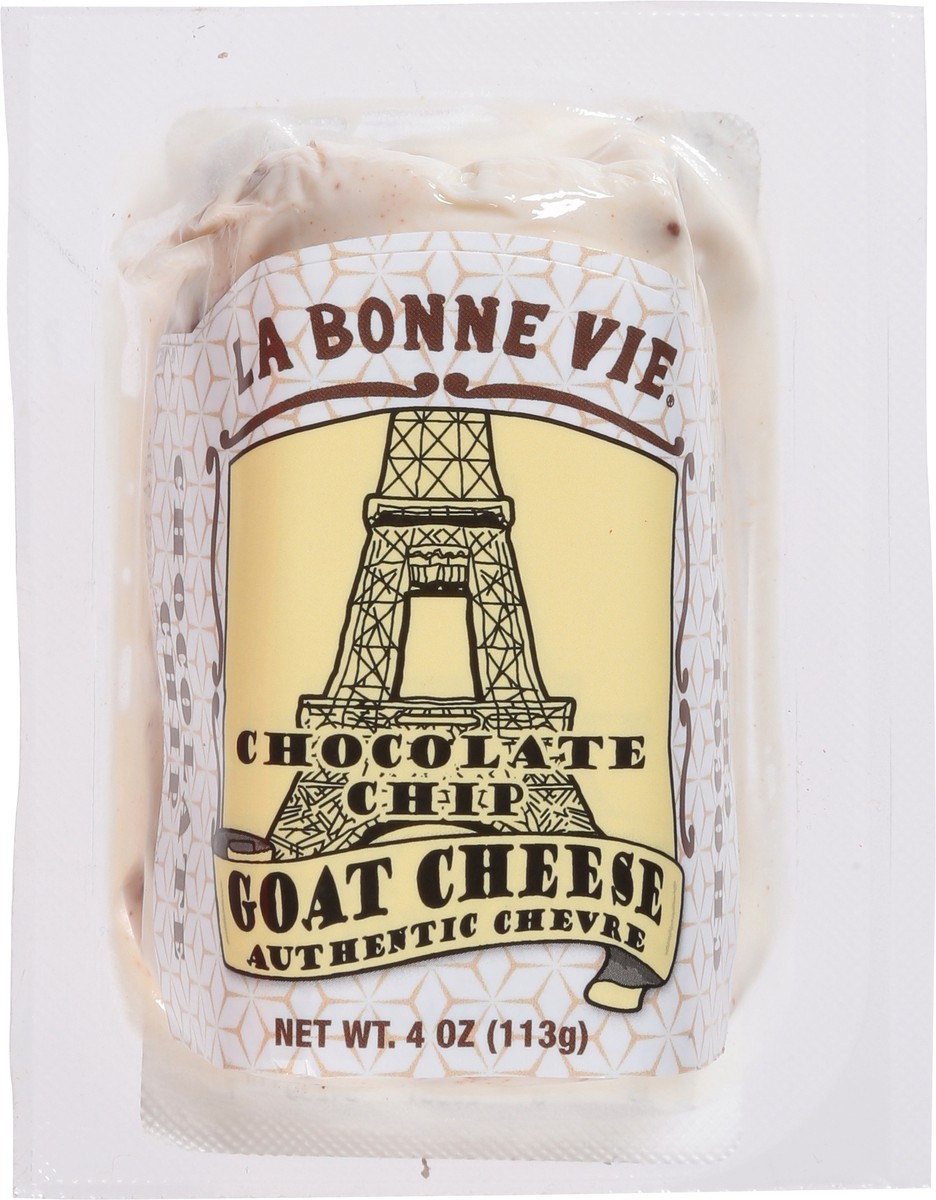 slide 2 of 12, La Bonne Vie Chocolate Chip Goat Cheese 4 oz, 