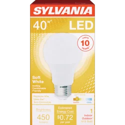 Sylvania Led 40 Watt Replacement Using Bulb, 1 Each