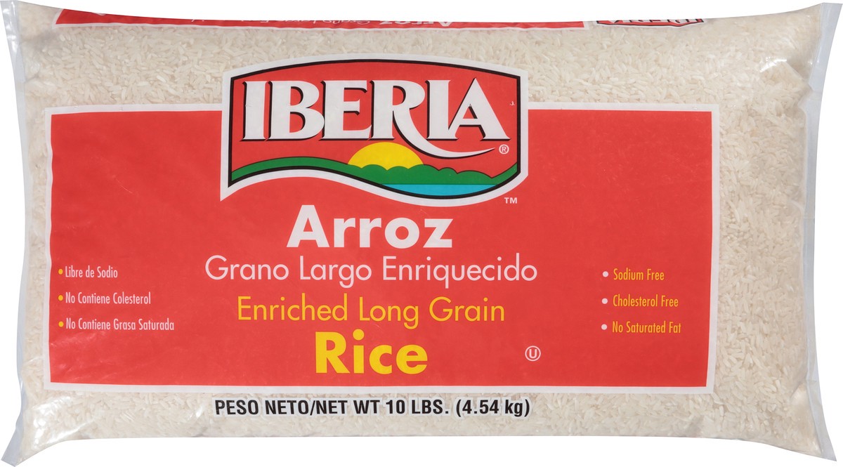 slide 2 of 12, Iberia Long Grain Enriched Rice 10 lb, 10 lb