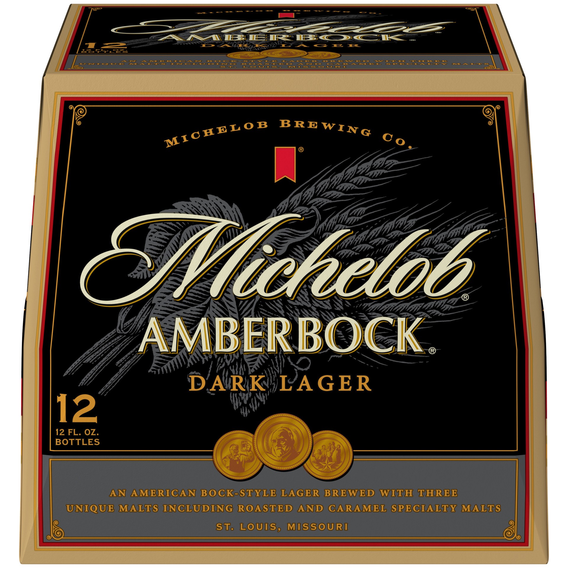 slide 1 of 5, Amber Bock Beer 12 Pack, 144 fl oz