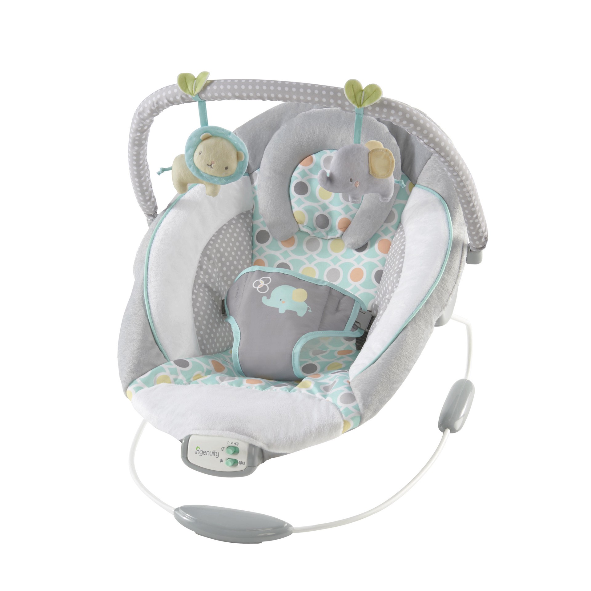 slide 1 of 8, Ingenuity Soothing Baby Bouncer with Vibrating Infant Seat, Morrison, 1 cnt