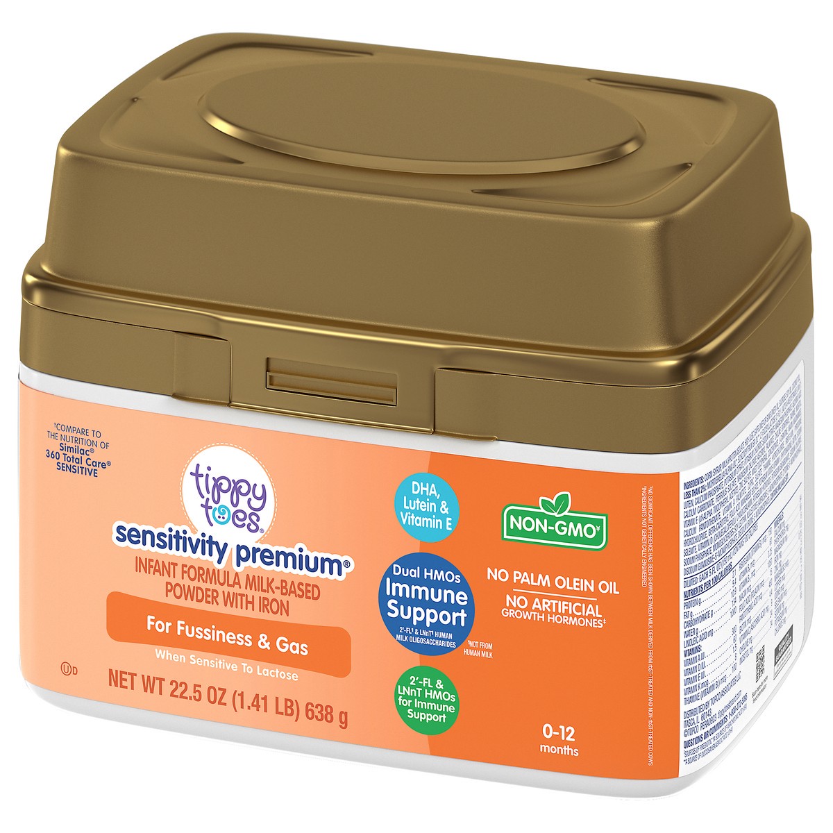 slide 12 of 14, Tippy Toes Sensitive Infant Formula 22.5 Ounces, 22.5 oz