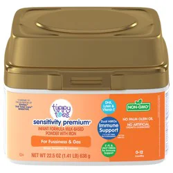 Tippy Toes 0 to 12 Months Milk-Based Powder with Iron Sensitivity Premium Baby Infant Formula 22.5 oz