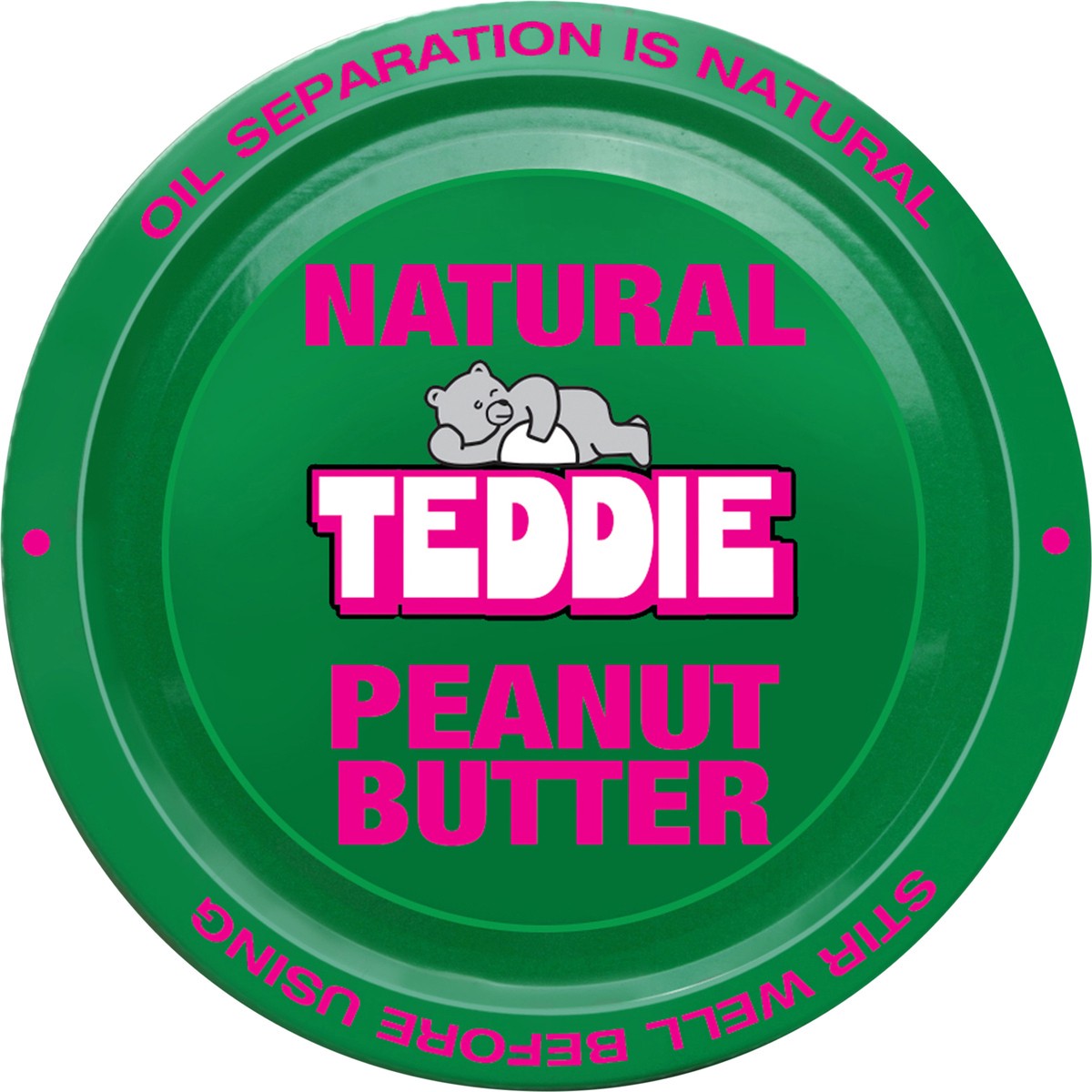 slide 6 of 10, Teddie Natural Smooth Peanut Butter - 16 oz, 16 oz