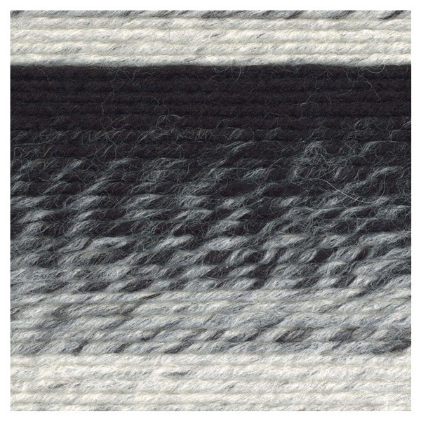 slide 4 of 5, Lion Brand Scarfie Yarn - Cream/Black, 5.3 oz