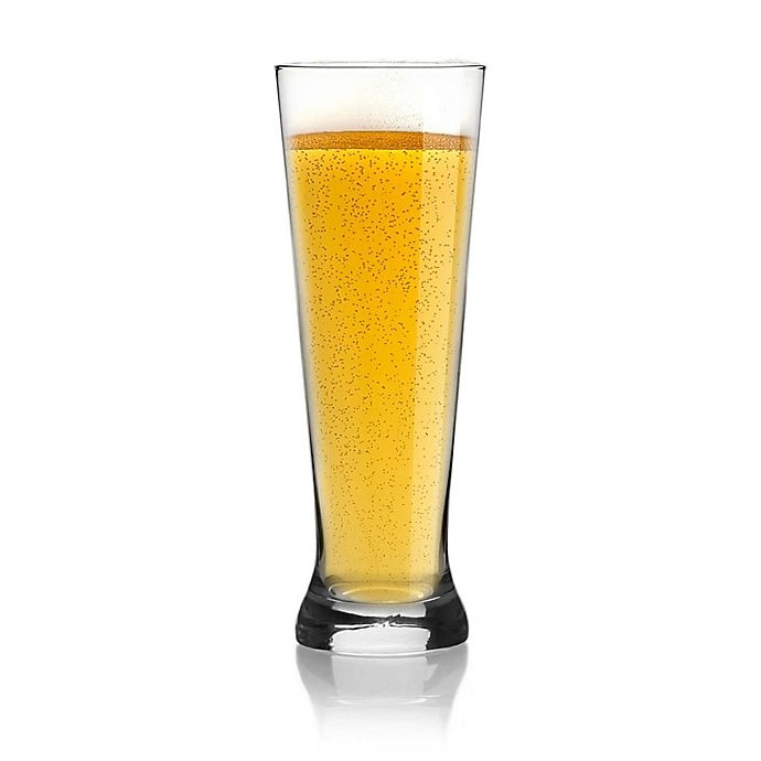 slide 1 of 3, Mikasa Laura Pilsner Glass, 4 ct