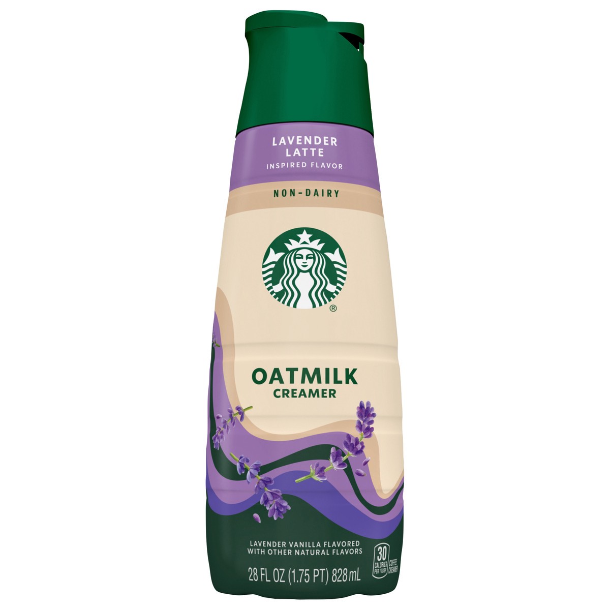 slide 1 of 12, Starbucks Lavender Latte Inspired Non-Dairy Creamer, 28 fl. oz. Bottle, 28 fl oz
