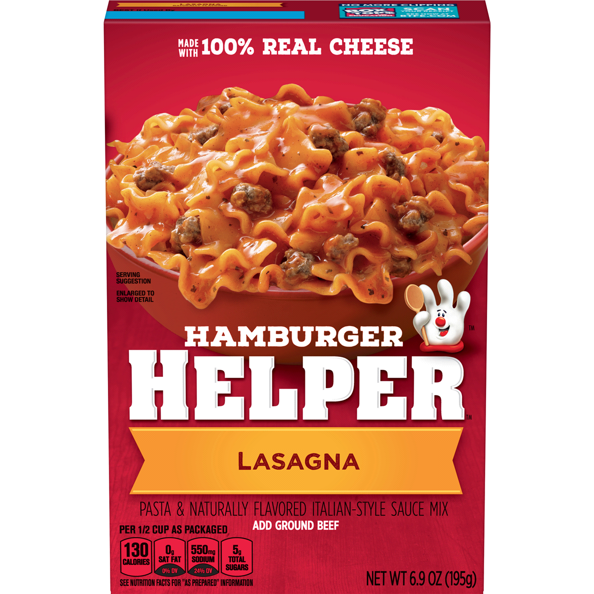 slide 1 of 1, Hamburger Helper Italian Lasagna, 6.4 oz