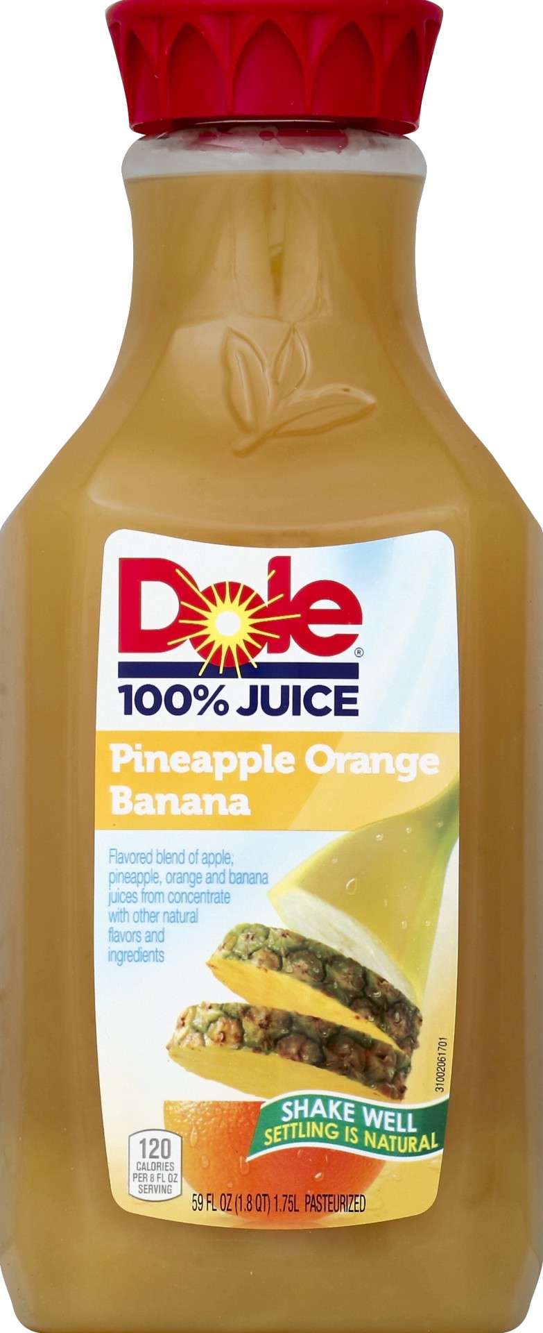 slide 1 of 3, Dole Pineapple Orange Banana 100% Juice - 59 fl oz, 59 fl oz