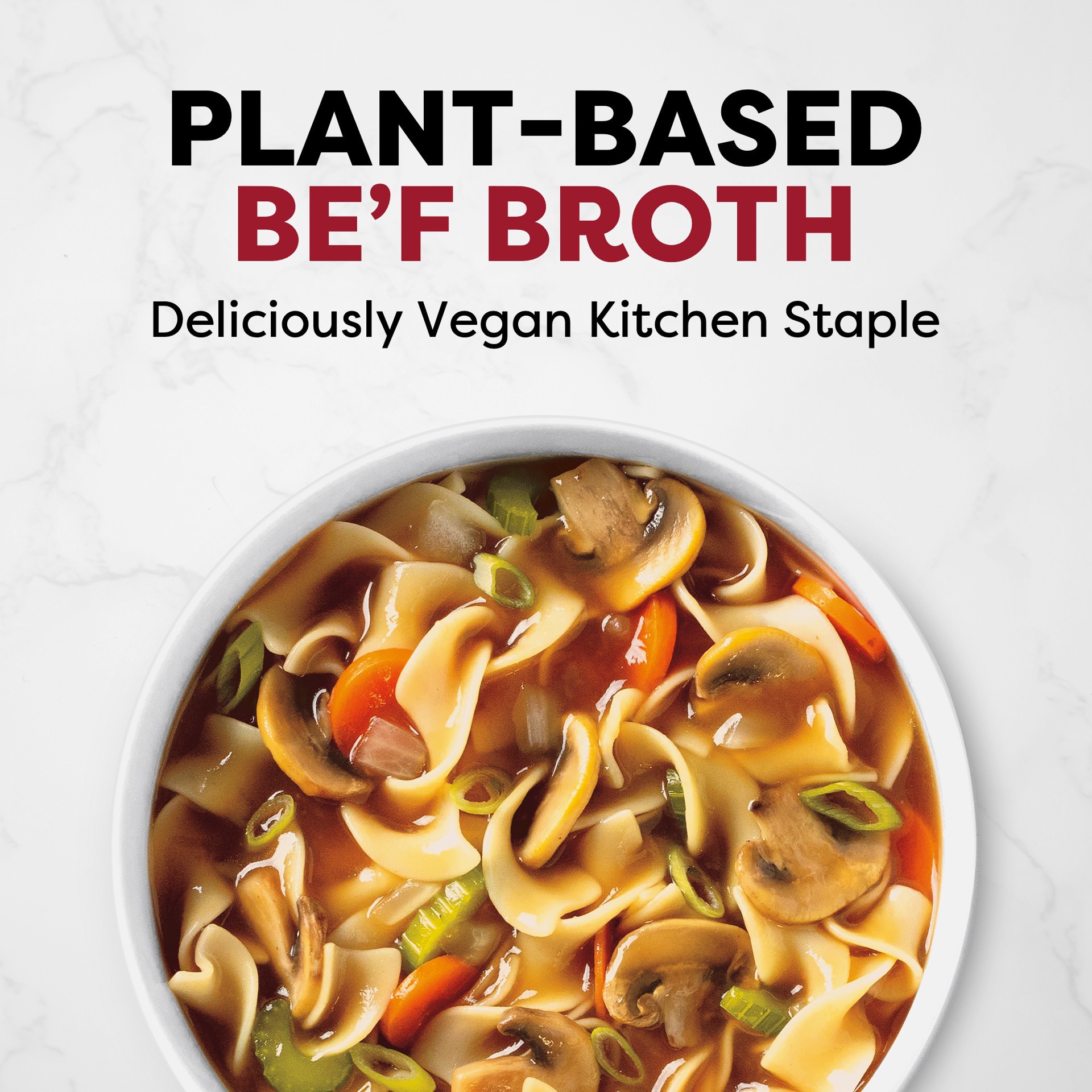 slide 5 of 5, Gardein Plant-Based Be'f Flavored Broth, 32 oz., 32 fl oz
