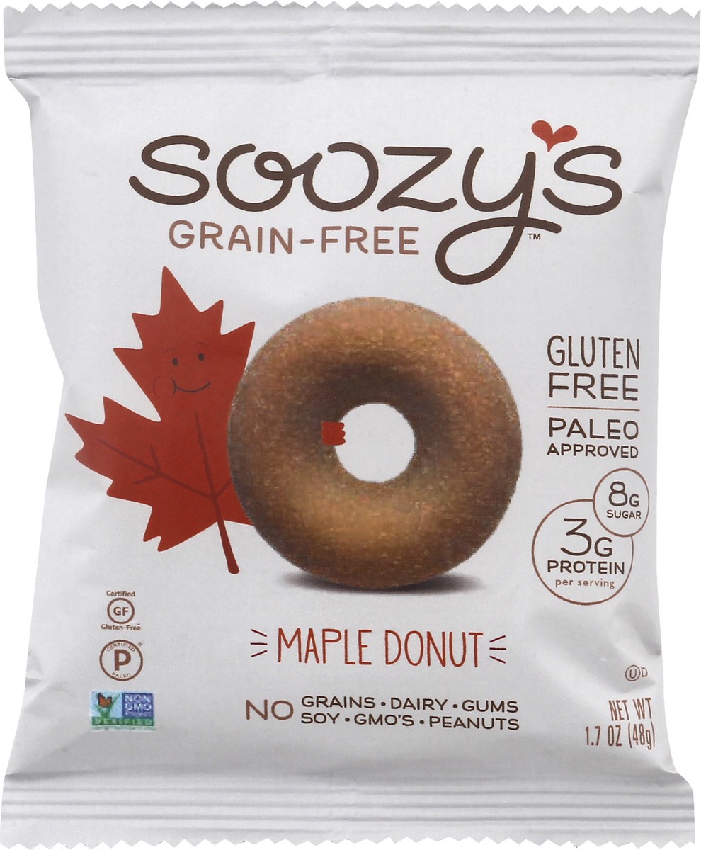 slide 5 of 8, Soozys Maple Donut 1.7 oz, 1.7 oz