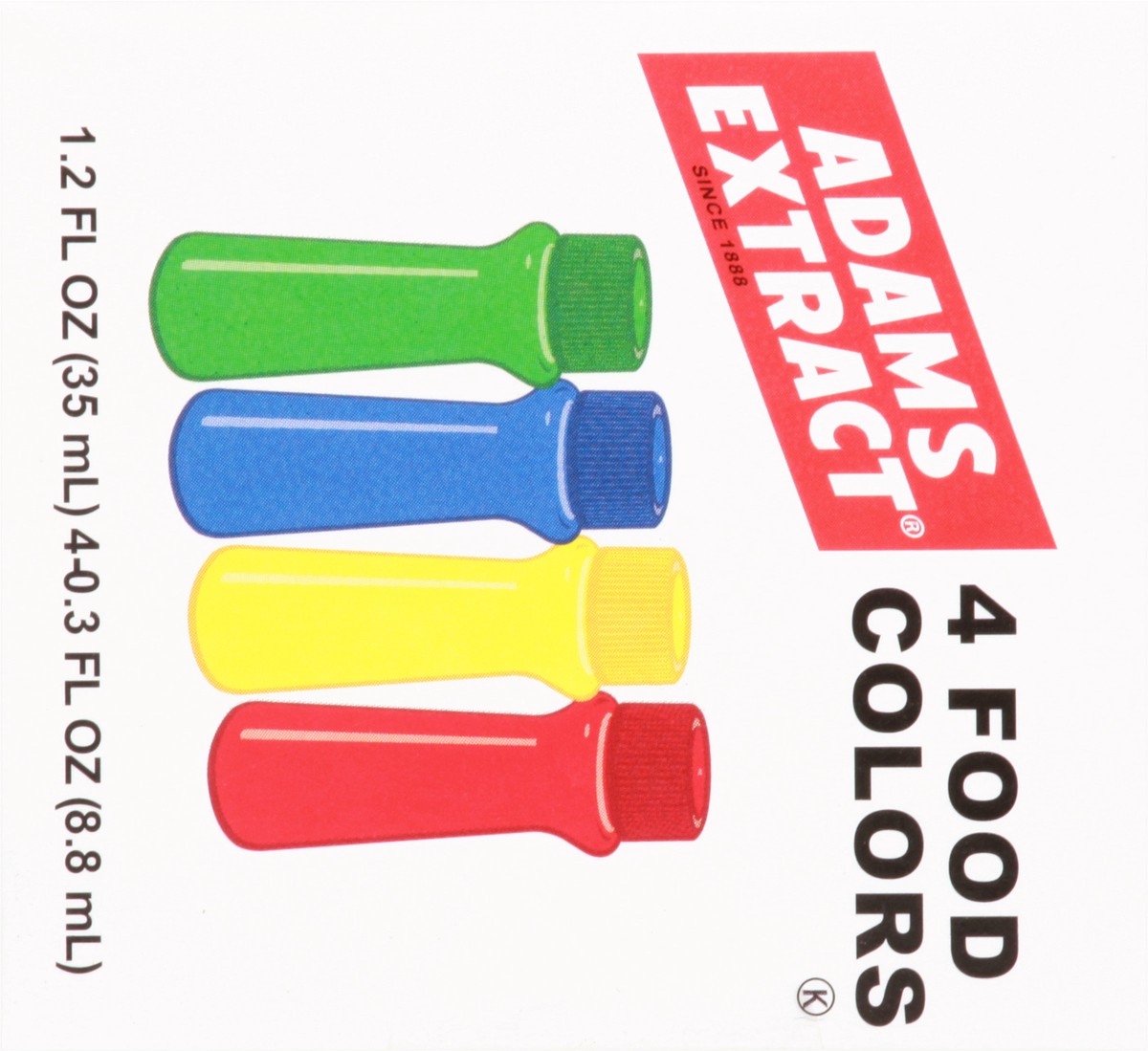 slide 5 of 9, Adams Extract Adams Food Color Pack, 4.25 fl oz