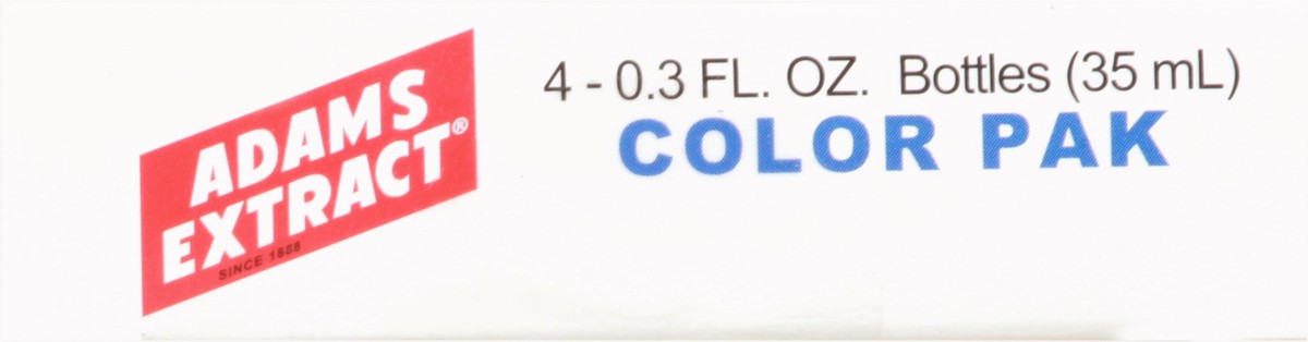 slide 9 of 9, Adams Extract Adams Food Color Pack, 4.25 fl oz