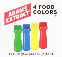 Adams Extract Adams Food Color Pack