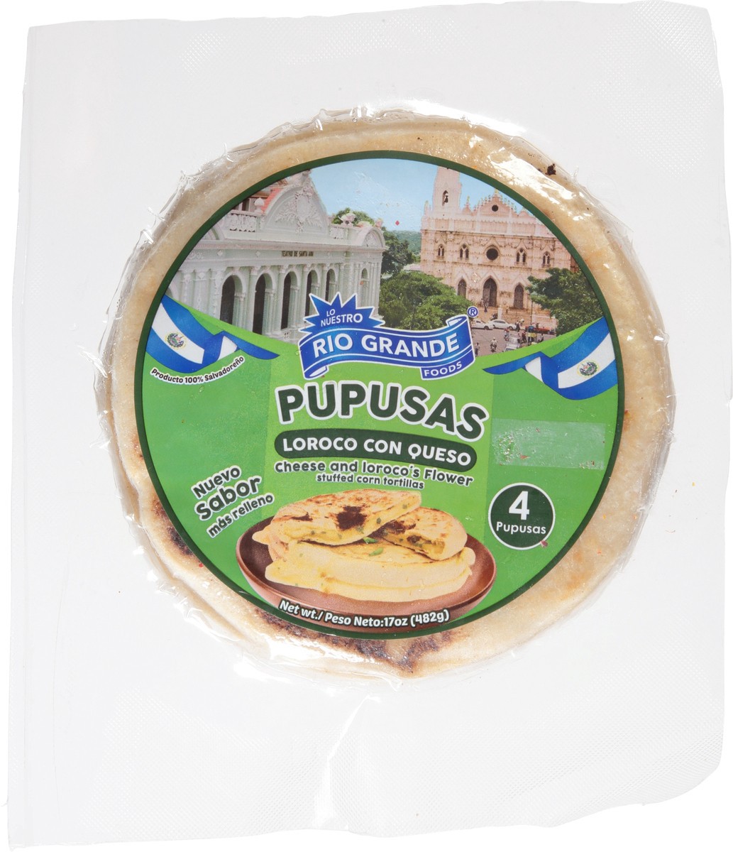slide 12 of 13, Rio Grande Stuffed Cheese and Loroco's Flower Corn Tortillas 4 ea, 15.75 oz