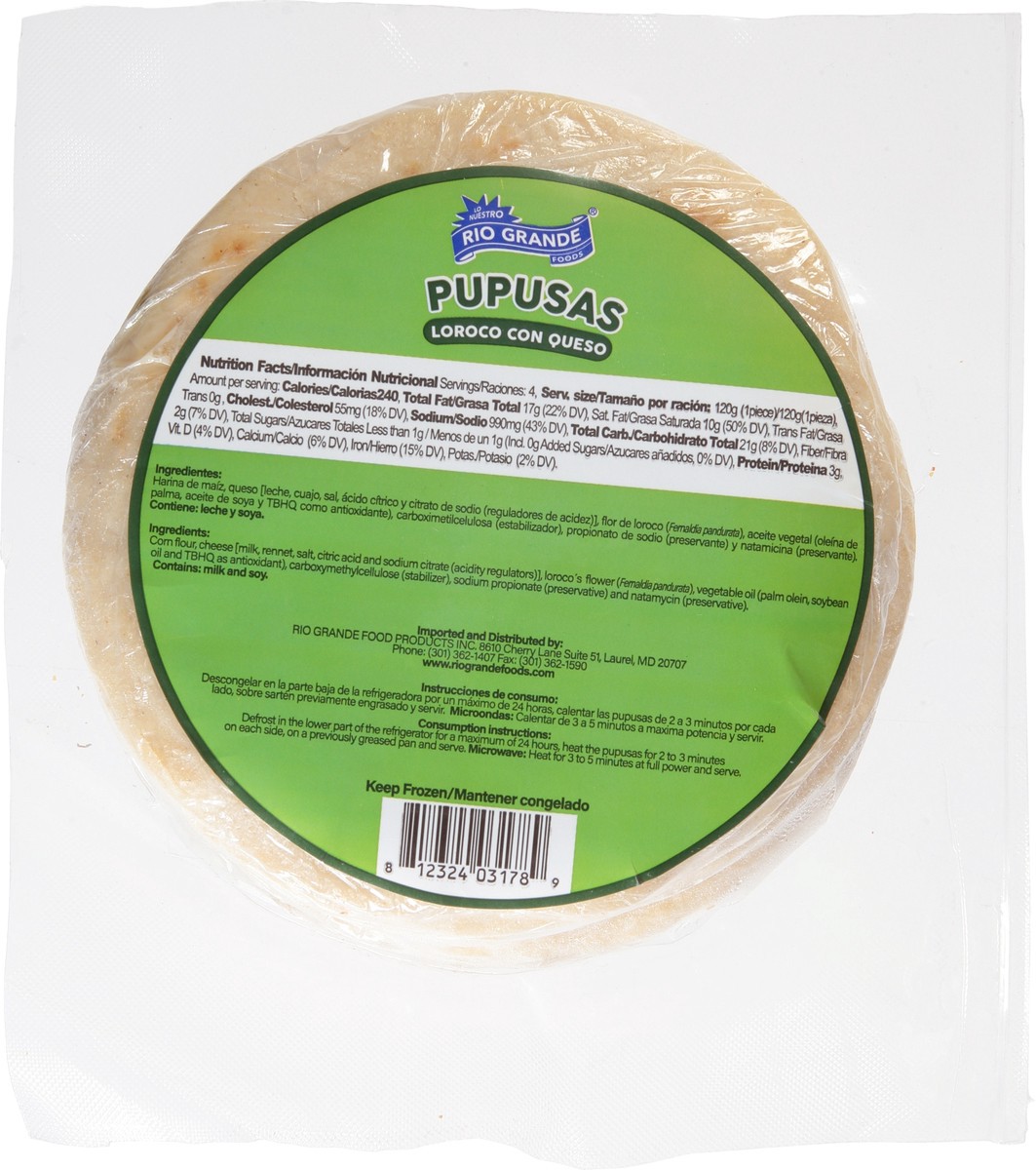 slide 2 of 13, Rio Grande Stuffed Cheese and Loroco's Flower Corn Tortillas 4 ea, 15.75 oz