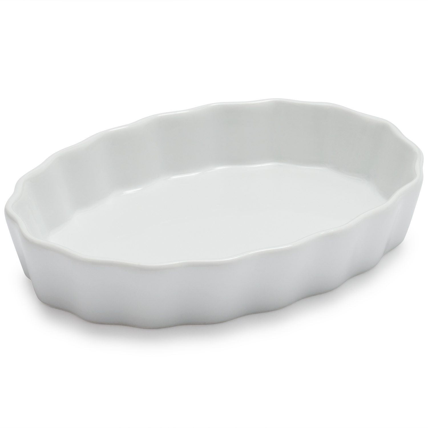 slide 1 of 1, Sur La Table Porcelain Oval Crme Brle Dish, 6 oz