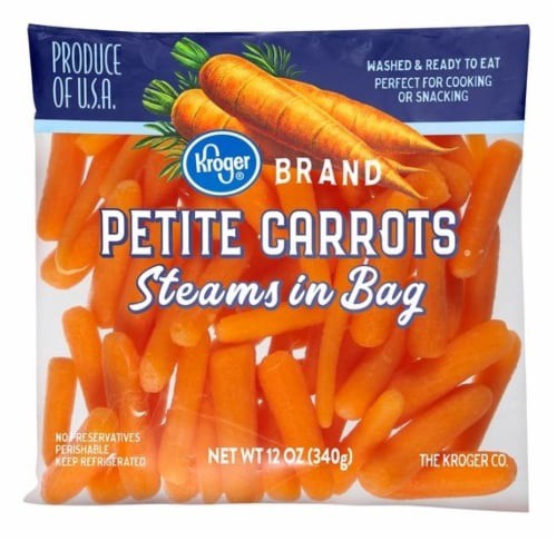 slide 2 of 2, Kroger Petite Carrots, 12 oz