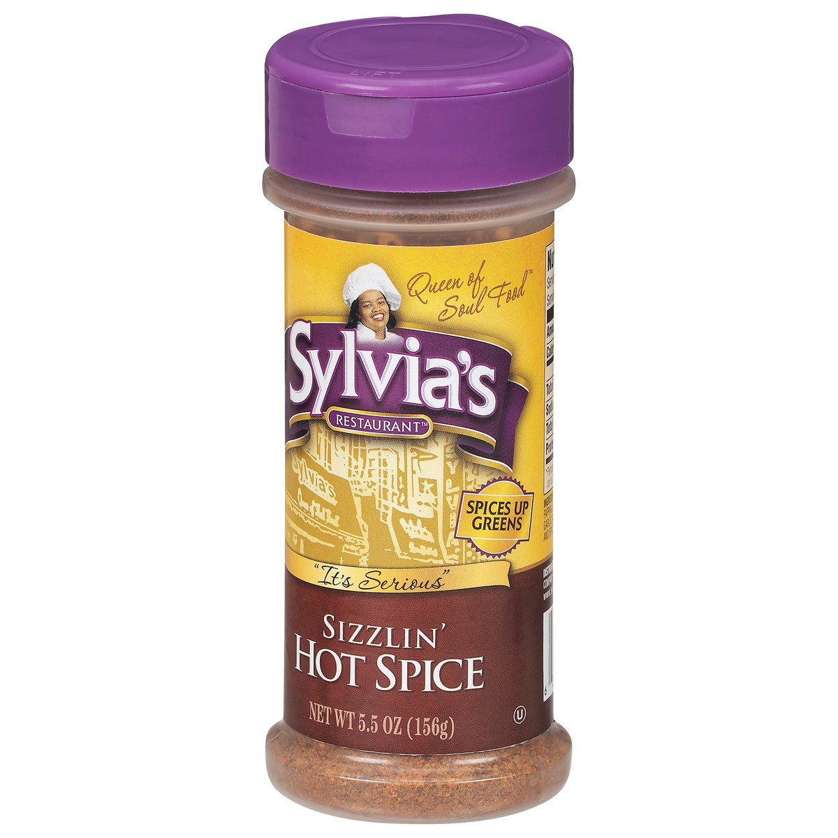 slide 3 of 9, Sylvia's Restaurant Sizzlin' Hot Spice Seasoning 5.5 oz, 5.5 oz