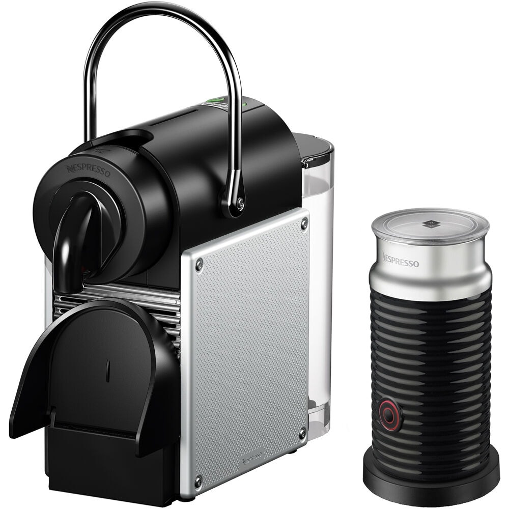 slide 1 of 1, Nespresso Pixie Espresso Machine by De'Longhi with Aeroccino, 1 ct