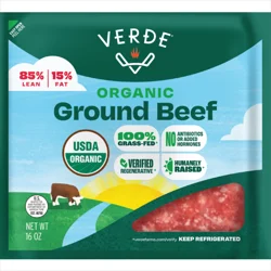 Verde Organic Ground Beef 16 oz