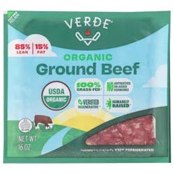 Verde Organic Ground Beef 16 oz