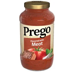 Prego Italian Tomato Pasta Sauce Flavored With Meat - 24 oz